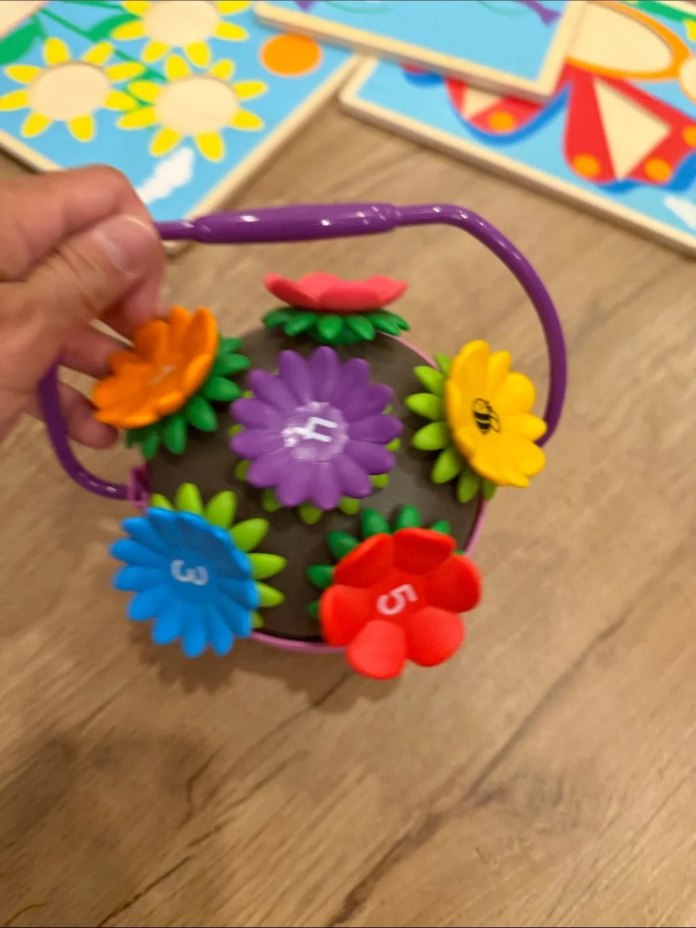 Kids Wooden Sensory Learning Toy Set - Multicolor
